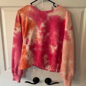 Aqua Tie Dye Sweatshirt